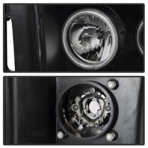 Dodge Ram 1500 Headlights - SPYDER - CCFL Halo LED - Black - `02-`05