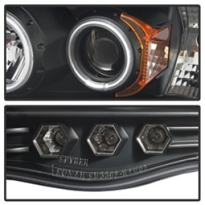 Dodge Ram 1500 Headlights - SPYDER - CCFL Halo LED - Black - `02-`05