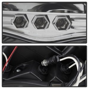 Dodge Ram 2500 Headlights - SPYDER - LED Halo Projector - Chrome - `03-`05