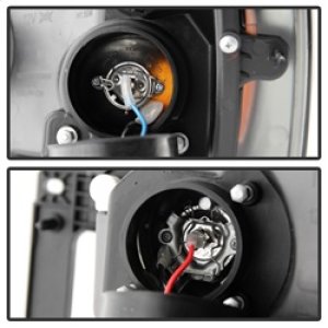 Dodge Ram 1500 Headlights - SPYDER - LED Halo Projector - Smoke - `06-`08