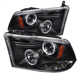 Dodge Ram 1500 Headlights - SPYDER - Projector LED Halo - Black - `09-`14