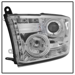 Dodge Ram 1500 Headlights - SPYDER - LED Halo - Chrome - `09-`14