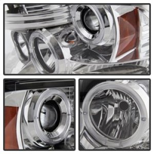 Dodge Ram 1500 Headlights - SPYDER - LED Halo - Chrome - `09-`14