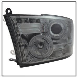 Dodge Ram 1500 Headlights - SPYDER - LED Halo Projector - Smoke - `09-`14