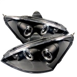 Ford Focus Headlights - SPYDER - Projector LED Halo - Black - `00-`04