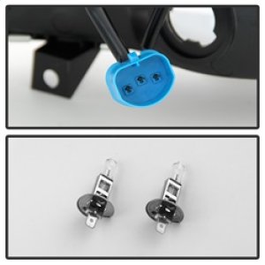 Ford F250 Super Duty Headlights - SPYDER - Version 2 LED Halo Projector - Chrome - `99-`04