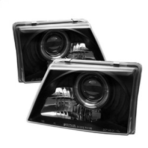 Ford Ranger Headlights - SPYDER - Projector LED Halo - Black - `98-`00 Ford Ranger Headlights - SPYDER - Projector LED Halo - Black - `98-`00