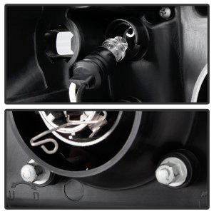 GMC Sierra Denali Headlights - SPYDER - Projector LED Halo - Black - `08-`13