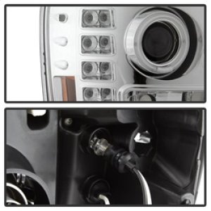 GMC Sierra 3500 Headlight Set - SPYDER - LED Halo - Chrome - `07-`13