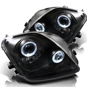 Honda Prelude Headlights - SPYDER - Projector LED Halo - Black - `97-`01 Honda Prelude Headlights - SPYDER - Projector LED Halo - Black - `97-`01