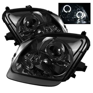Honda Prelude Headlights - SPYDER - Projector LED Halo - Smoke - `97-`01 Honda Prelude Headlights - SPYDER - Projector LED Halo - Smoke - `97-`01