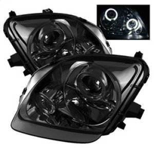 Honda Prelude Headlights - SPYDER - Projector LED Halo - Smoke - `97-`01