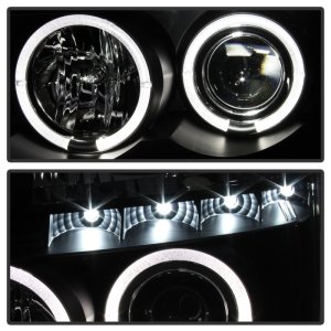 Nissan Armada Headlights - SPYDER - LED Halo Projector - Black - `04-`07 Nissan Armada Headlights - SPYDER - LED Halo Projector - Black - `04-`07