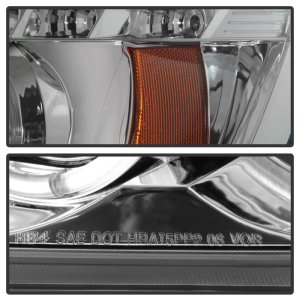 Nissan Armada Headlight Set - SPYDER - Projector, LED Halo - Chrome - `04-`07