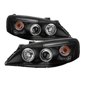 Pontiac G6 Headlights - SPYDER - Projector, LED Halo - Black - `05-`08