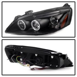 Pontiac G6 Headlights - SPYDER - Projector, LED Halo - Black - `05-`08