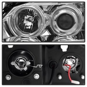 Pontiac G6 Projector Headlights - SPYDER - LED Halo - Chrome - `05-`08