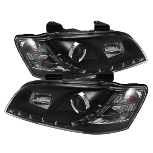 Pontiac G8 Headlights - SPYDER - Projector, DRL - Black - `08-`09 Pontiac G8 Headlights - SPYDER - Projector, DRL - Black - `08-`09