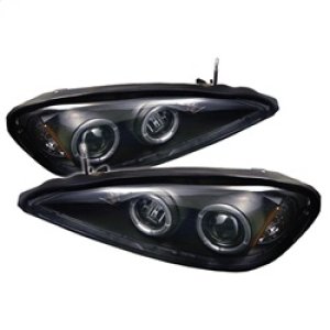 Pontiac Grand AM Headlight Set - SPYDER - LED Halo - Black - `99-`05