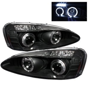 Pontiac Grand Prix Headlights - SPYDER - LED Halo - Black - `04-`08