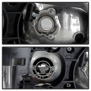 Pontiac Grand Prix Headlights - SPYDER - CCFL Halo Projector - Black - `97-`03