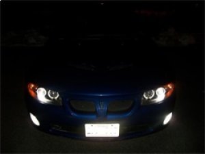Pontiac GTO Headlights - SPYDER - LED Halo Projector - Black - `04-`06