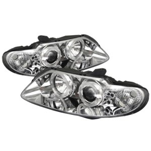Pontiac GTO Headlights - SPYDER - LED Halo Projector - Chrome - `04-`06