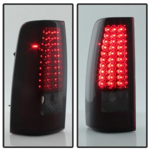 Chevrolet Silverado 2500 Tail Lights - Rear - SPYDER - xTune LED - Red Smoke - `99-`02