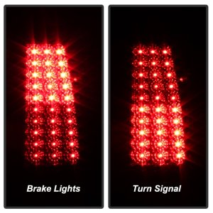 Chevrolet Silverado 2500 Tail Lights - Rear - SPYDER - xTune LED - Red Smoke - `99-`02