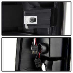 Chevrolet Silverado 3500 Tail Lights - Rear - SPYDER - xTune LED - Red Smoke - `99-`02