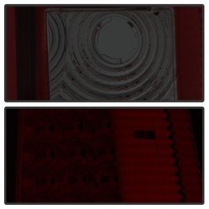 Chevrolet Silverado 3500 Tail Lights - Rear - SPYDER - xTune LED - Red Smoke - `99-`02