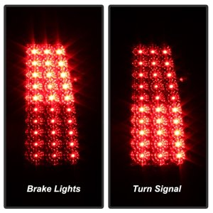 Chevrolet Silverado 3500 Tail Lights - Rear - SPYDER - xTune LED - Smoke - `99-`03