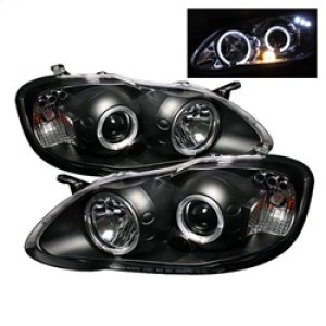 Toyota Corolla Headlights - SPYDER - Projector LED Halo - Black - `03-`08