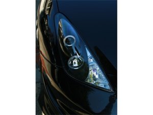 Toyota Celica Headlights - SPYDER - Projector LED Halo DRL - Black - `00-`05