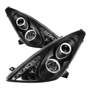 Toyota Celica Headlights - SPYDER - Projector LED Halo DRL - Black - `00-`05