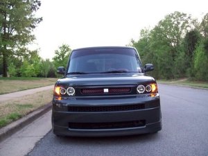 Scion xB Headlights - SPYDER - Projector LED Halo - Black - `03-`07