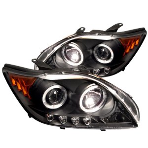 Scion TC Headlights - SPYDER - Projector LED Halo - Black - `05-`07