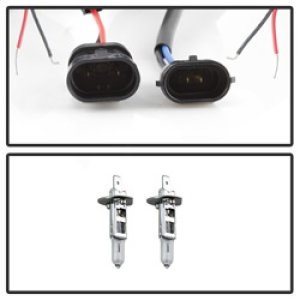 Toyota Tundra Headlights - SPYDER - Projector LED Halo - Black - `07-`13