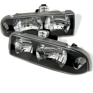 Chevrolet Blazer Headlights - SPYDER - Crystal - Black - `98-`05
