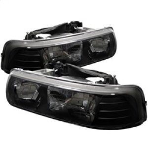 Chevrolet Silverado 3500 Headlights - SPYDER - Crystal - Black - `01-`02