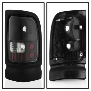 Dodge Ram 2500 Tail Lights - Rear - SPYDER - xTune Euro Style - Black - `94-`01