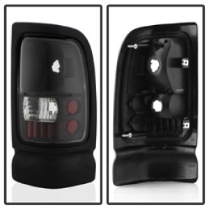 Dodge Ram 3500 Tail Lights - Rear - SPYDER - xTune Euro Style - Black - `94-`01 Dodge Ram 3500 Tail Lights - Rear - SPYDER - xTune Euro Style - Black - `94-`01