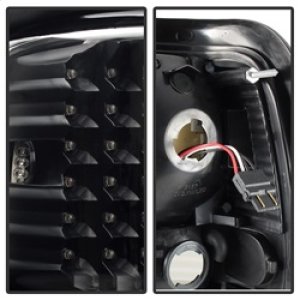 Dodge Ram 3500 Tail Lights - Rear - SPYDER - xTune LED - Black - `94-`02