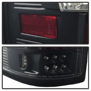 Ford F-150 Tail Lights - Rear - SPYDER - xTune LED, Black, Plug-and-Play - Black - `04-`08
