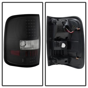 Ford F-150 Tail Lights - Rear - SPYDER - xTune LED, Black, Plug-and-Play - Black - `04-`08