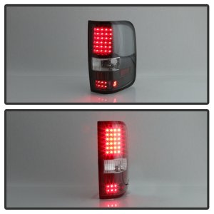 Ford F-150 Tail Lights - Rear - SPYDER - xTune LED, Black, Plug-and-Play - Black - `04-`08