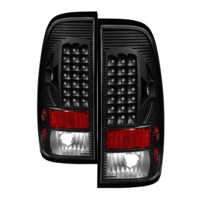 Ford F-450 Super Duty Tail Lights - Rear - SPYDER - xTune LED - Black - `99-`07