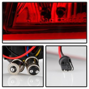 Porsche 911 996 Tail Lights - Rear - SPYDER - xTune LED, Plug-and-Play - Red/Clear - `99-`04 Porsche 911 996 Tail Lights - Rear - SPYDER - xTune LED, Plug-and-Play - Red/Clear - `99-`04