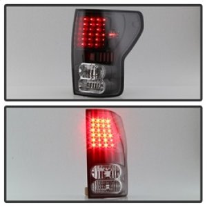 Toyota Tundra Tail Lights - Rear - SPYDER - XTune LED - Black - `07-`13
