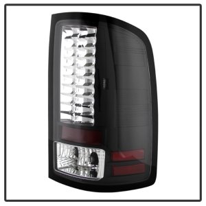GMC Sierra LED Tail Lights - SPYDER - Black - `07-`13